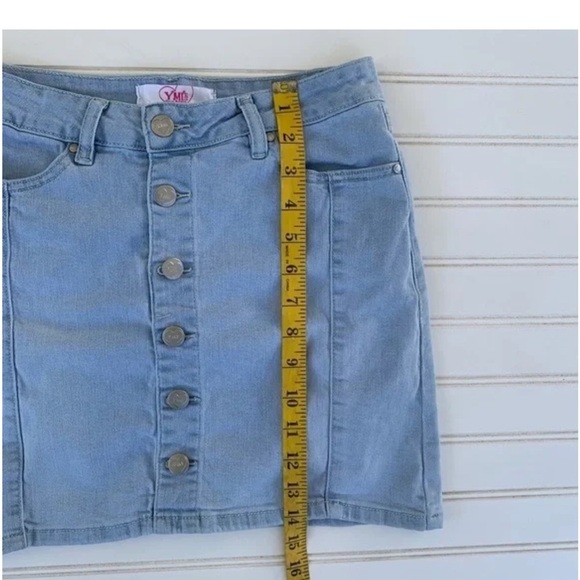 YMI Light Blue Denim Jean Skirt - Picture 5 of 5